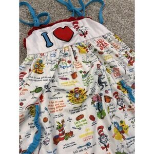 Honey Bean Dr. Seuss The Cat In The Hat Sleeveless Girls Dress Size 5 #0072